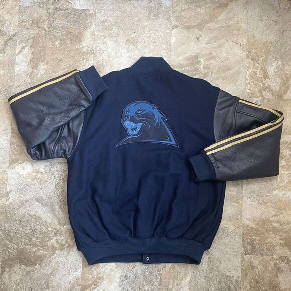 ADIDAS VINTAGE Y2K PITT PANTHERS WOOL BLEND NCAA LETTERMAN JACKET MEN'S MEDIUM - Picture 4 of 11